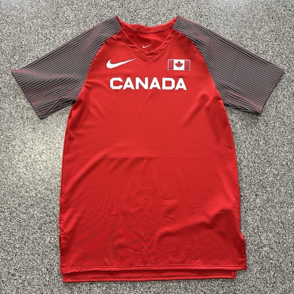 Nike Other - Nike Pro Elite Team Canada Jersey Mens Small Track & Field Made in USA CI7391